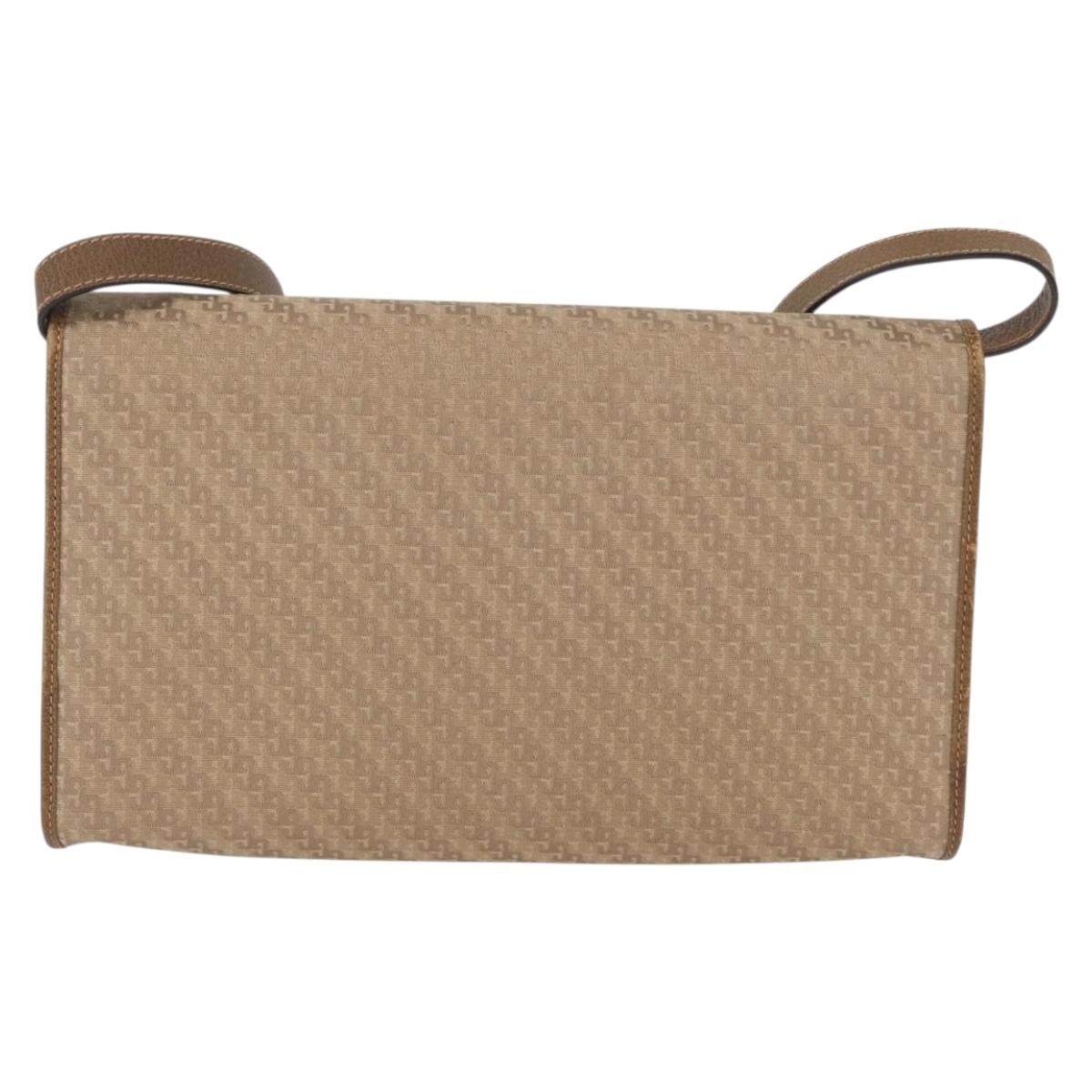 GUCCI Shoulder Bag Canvas Beige Gold 004 115 0289 Auth ka3003