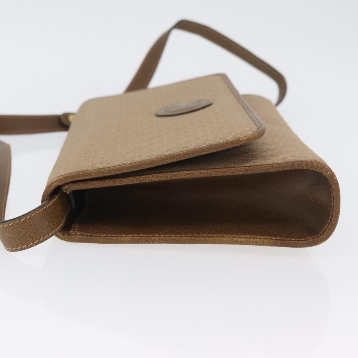 GUCCI Shoulder Bag Canvas Beige Gold 004 115 0289 Auth ka3003