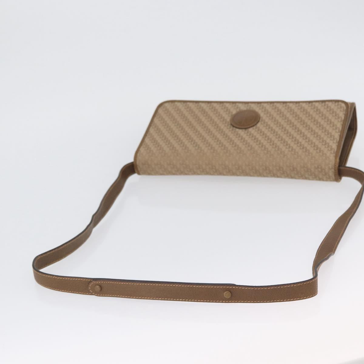 GUCCI Shoulder Bag Canvas Beige Gold 004 115 0289 Auth ka3003