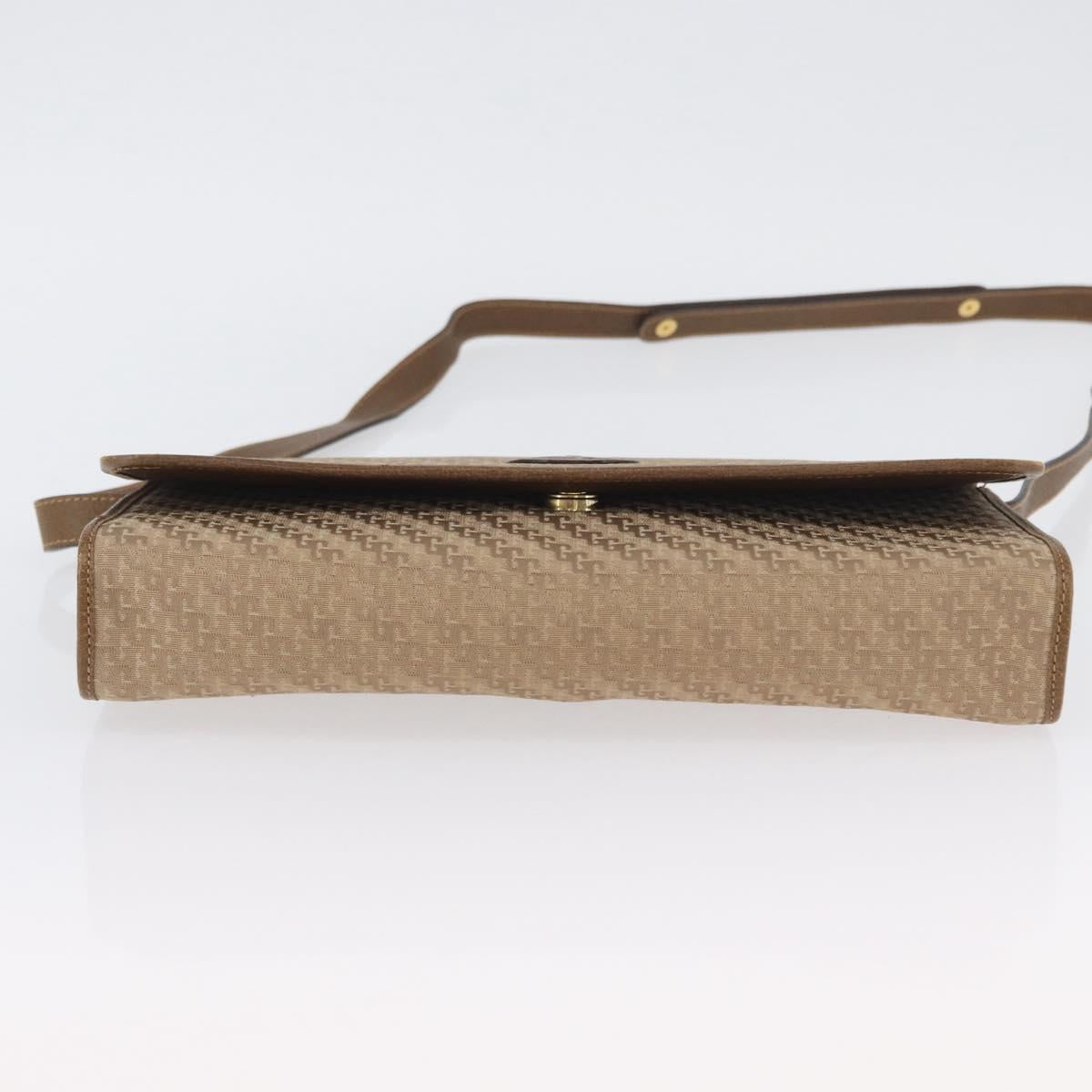 GUCCI Shoulder Bag Canvas Beige Gold 004 115 0289 Auth ka3003