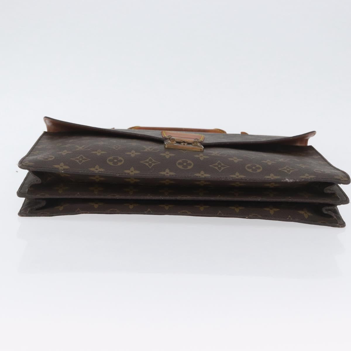 LOUIS VUITTON Monogram Serviette Conseiller Briefcase M53331 LV Auth ka3020