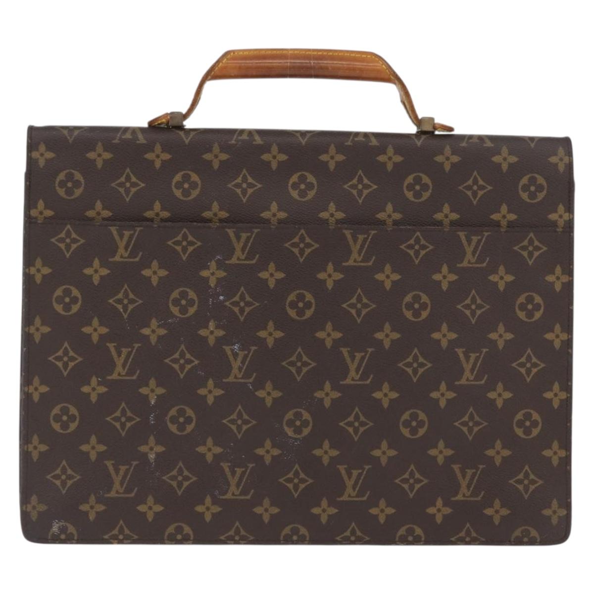 LOUIS VUITTON Monogram Serviette Conseiller Briefcase M53331 LV Auth ka3020