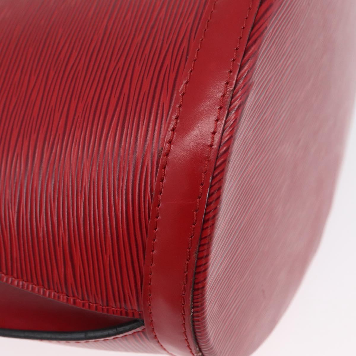 LOUIS VUITTON Epi Cluny Shoulder Bag Red M52257 LV Auth ka3024