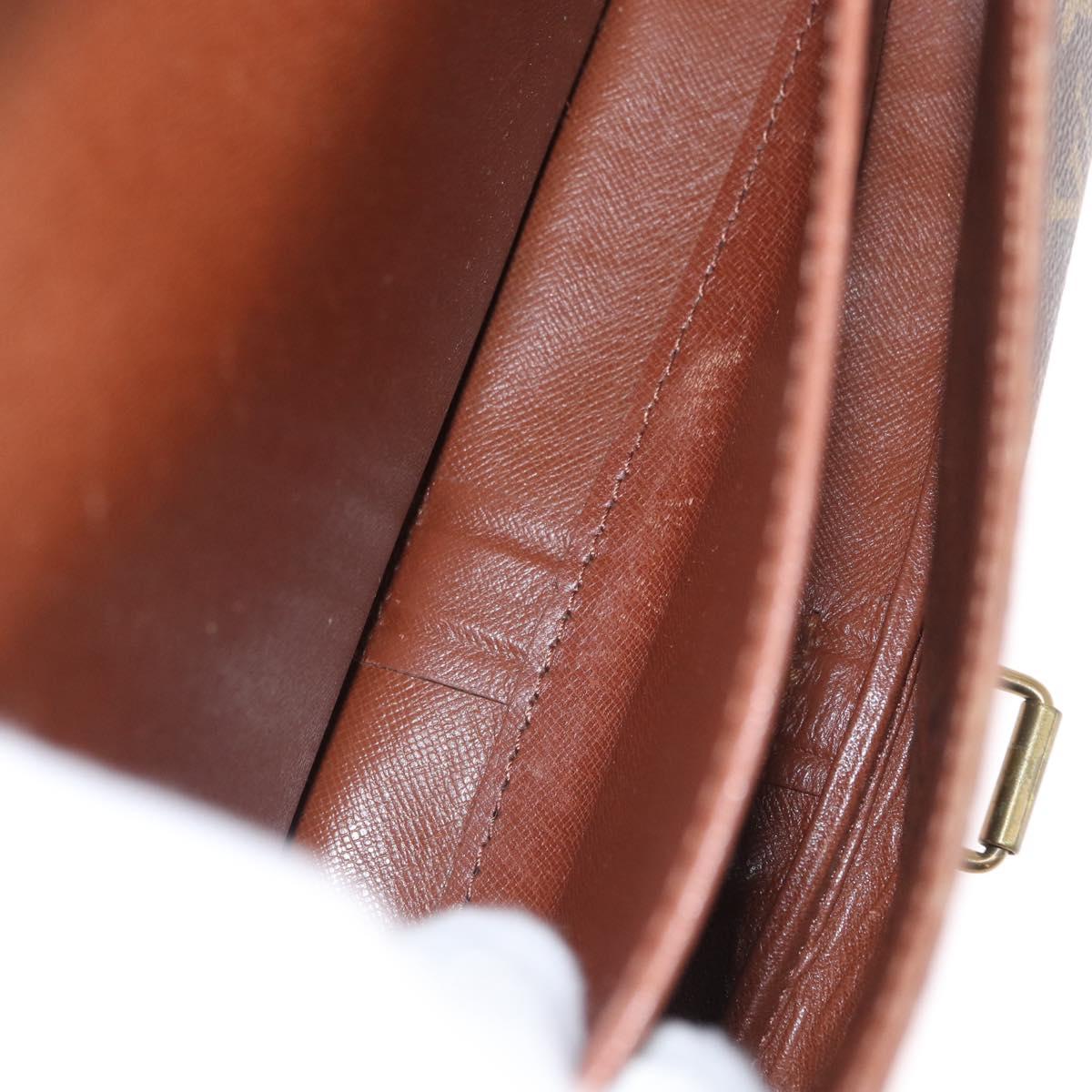 LOUIS VUITTON Monogram Cartouchiere GM Shoulder Bag M51252 LV Auth ka3031A