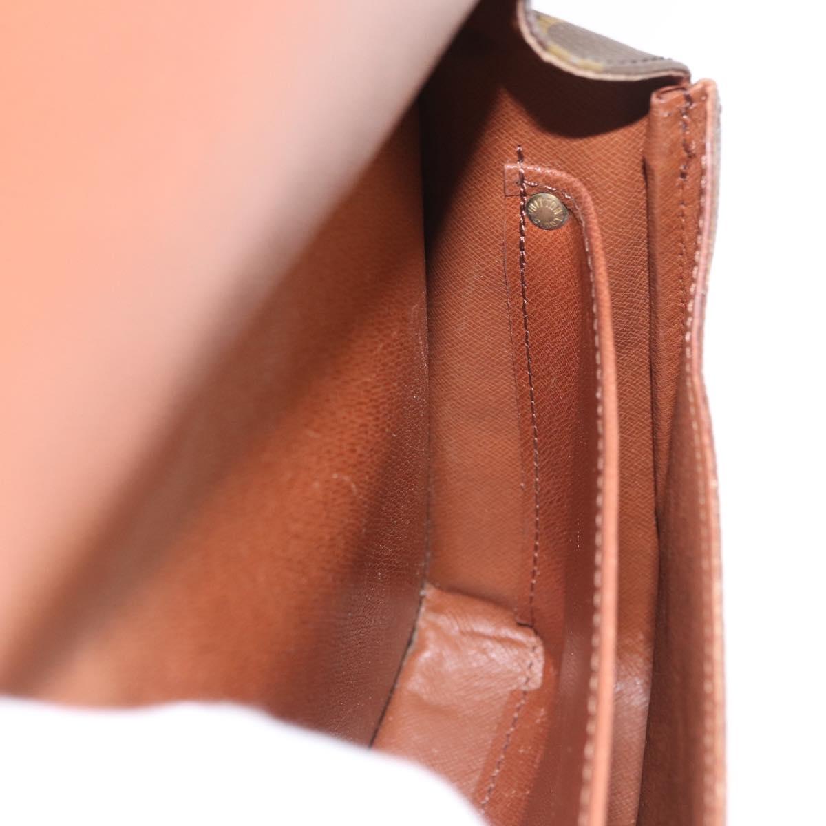 LOUIS VUITTON Monogram Cartouchiere GM Shoulder Bag M51252 LV Auth ka3031A