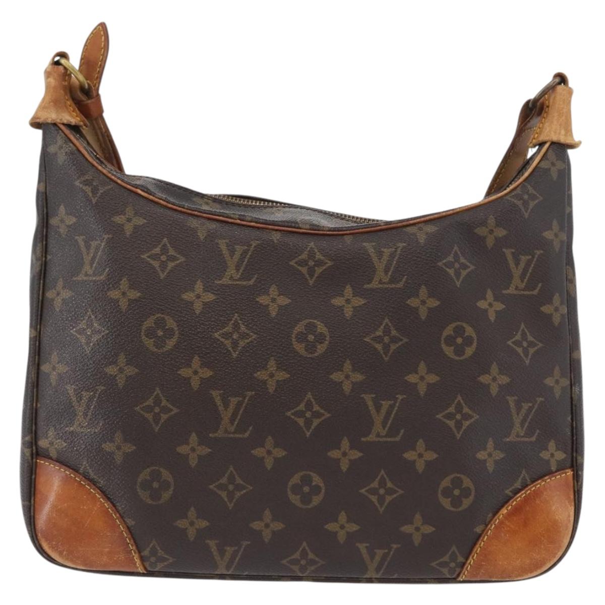 LOUIS VUITTON Monogram Boulogne 30 Shoulder Bag M51265 LV Auth ka3032