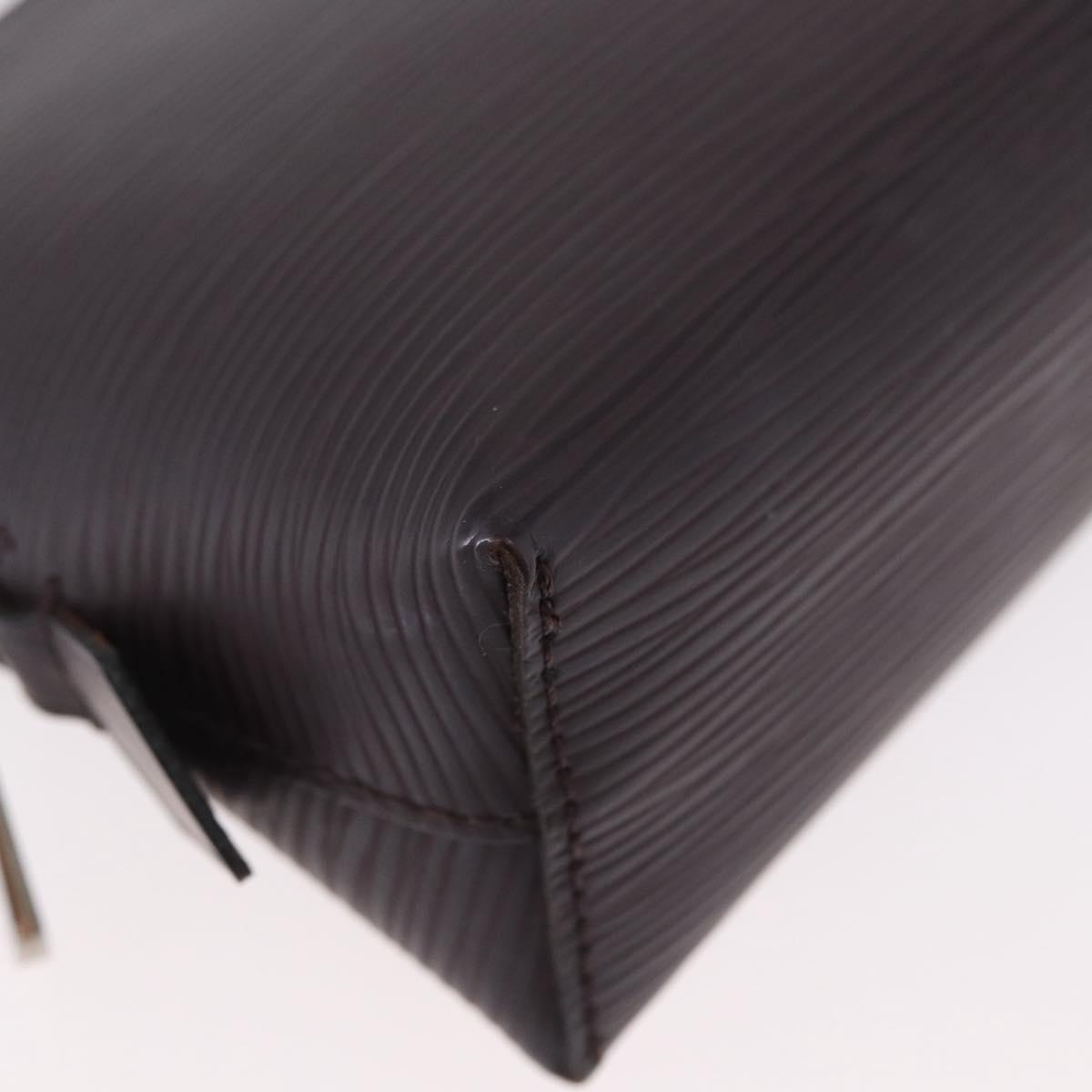 LOUIS VUITTON Epi Pochette Cosmetic PM Cosmetic Pouch Navy M40638 Auth ka3036V