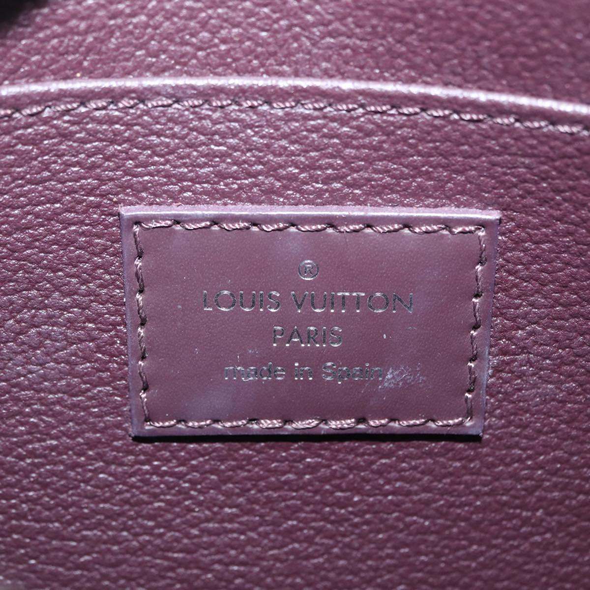 LOUIS VUITTON Epi Pochette Cosmetic PM Cosmetic Pouch Navy M40638 Auth ka3036V