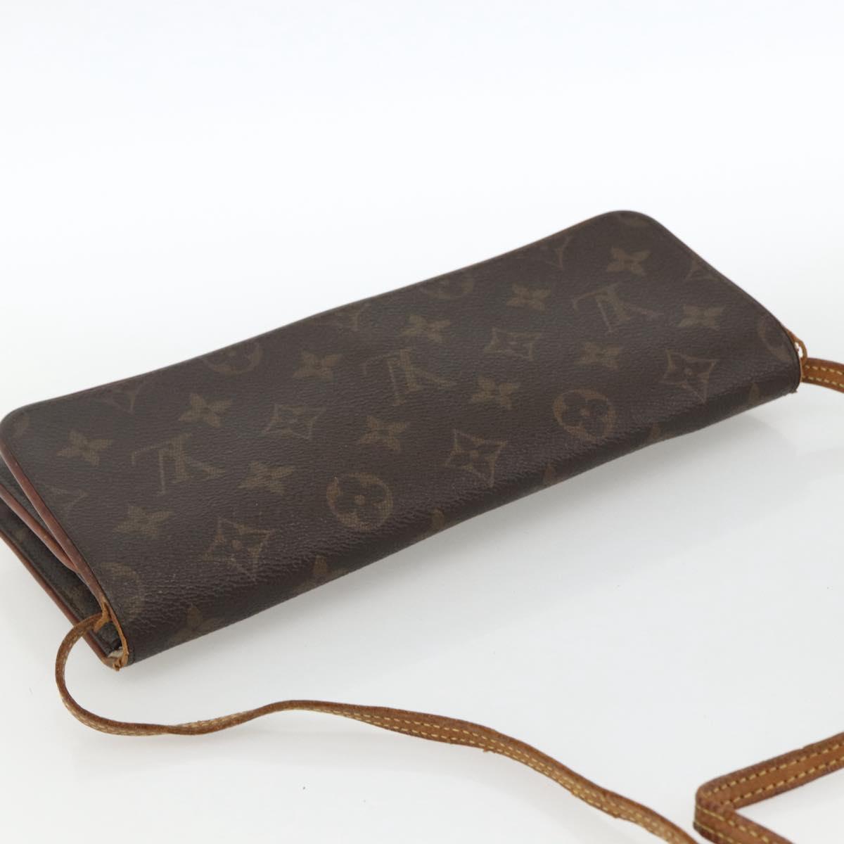 LOUIS VUITTON Monogram Pochette Twin GM Shoulder Bag M51852 LV Auth ka3039