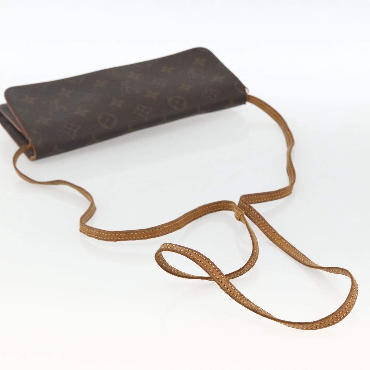 LOUIS VUITTON Monogram Pochette Twin GM Shoulder Bag M51852 LV Auth ka3039