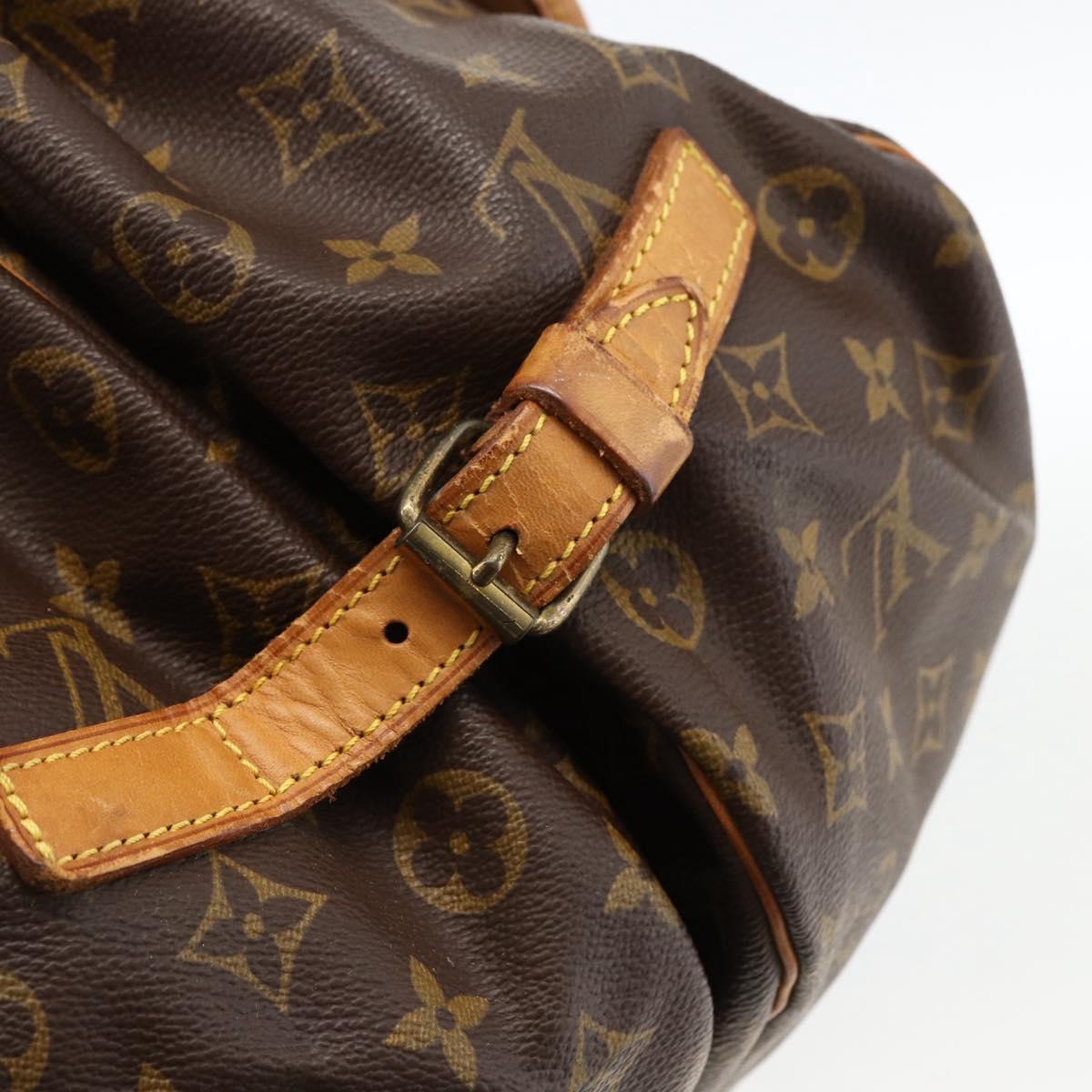 LOUIS VUITTON Monogram Saumur 35 Shoulder Bag M42254 LV Auth ka3044