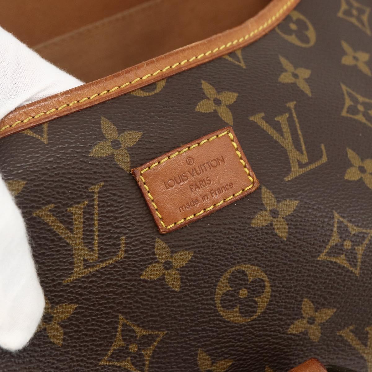 LOUIS VUITTON Monogram Saumur 35 Shoulder Bag M42254 LV Auth ka3044
