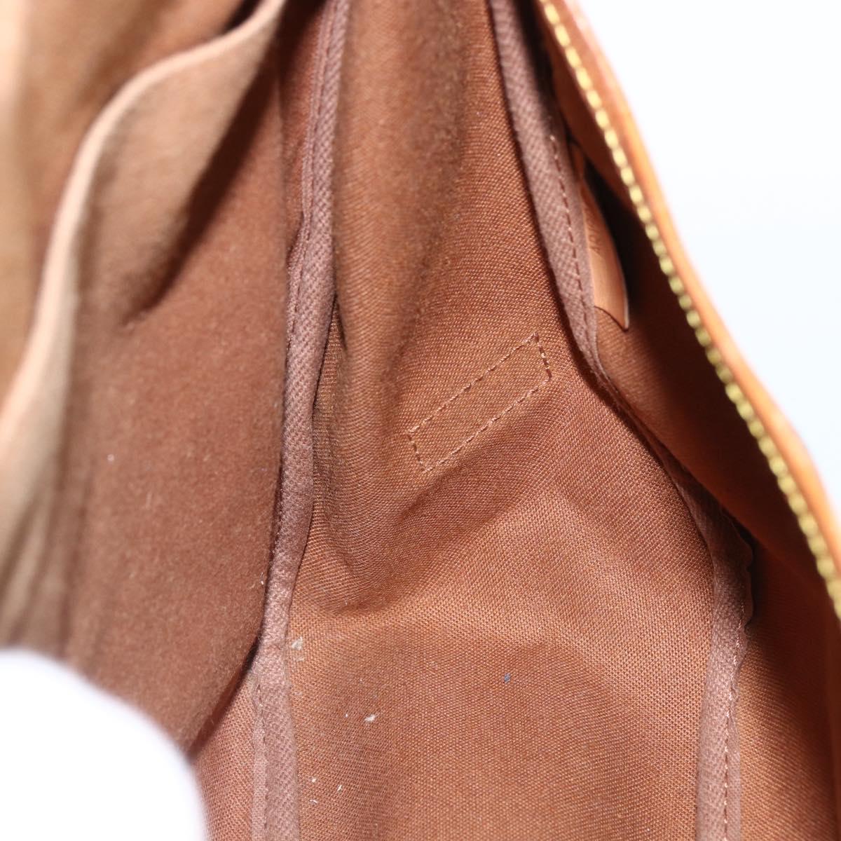 LOUIS VUITTON Monogram Saumur 35 Shoulder Bag M42254 LV Auth ka3044
