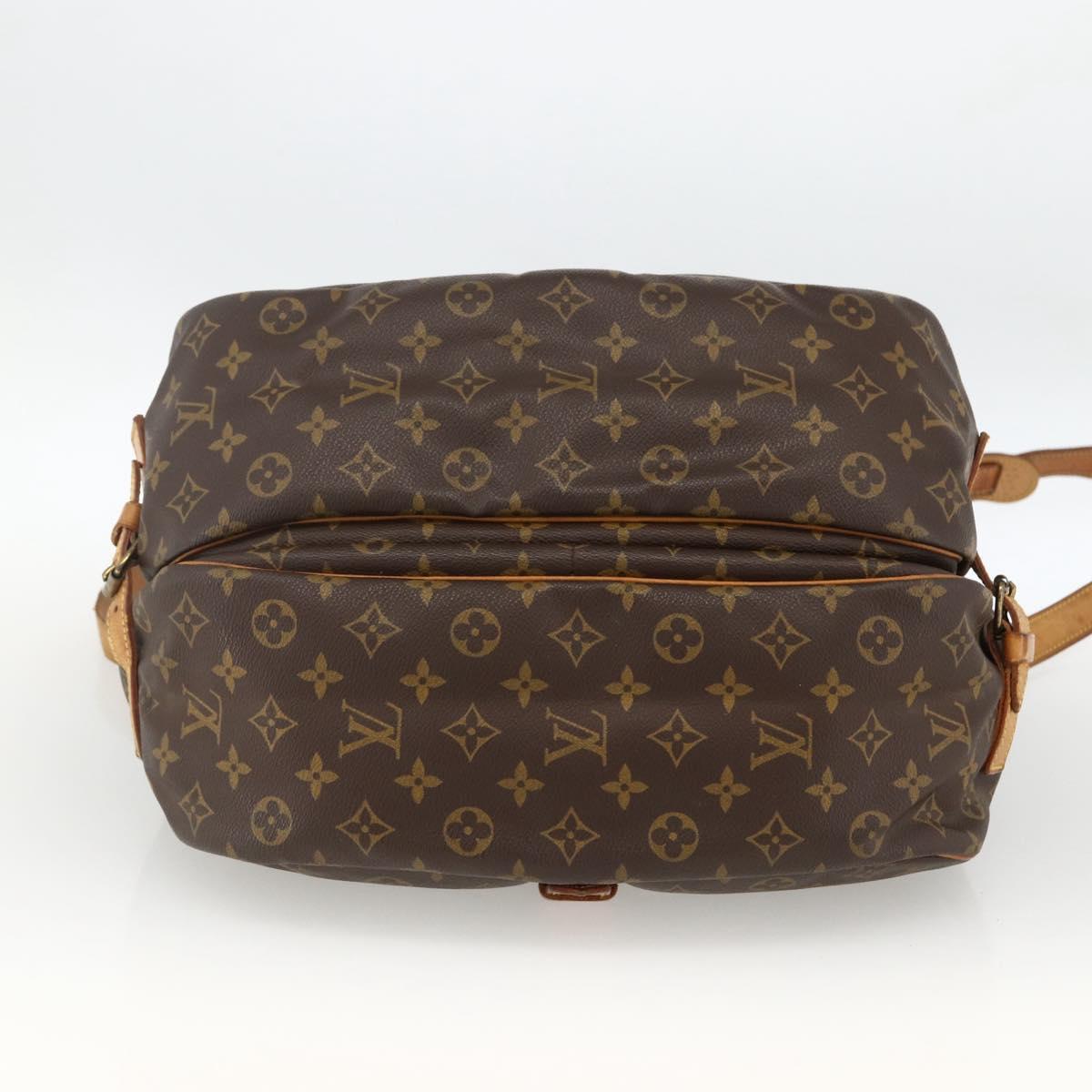 LOUIS VUITTON Monogram Saumur 35 Shoulder Bag M42254 LV Auth ka3044