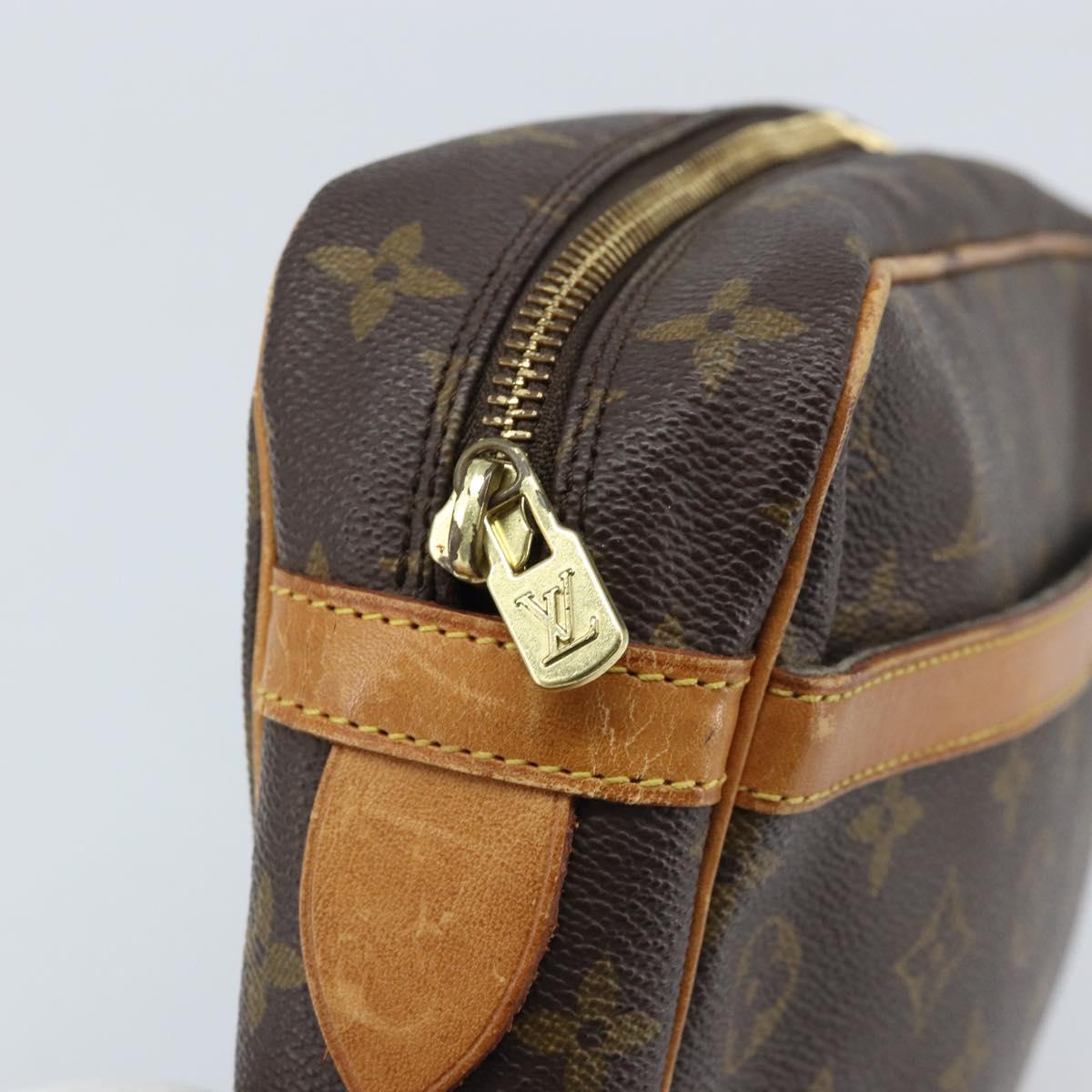 LOUIS VUITTON Monogram Compiegne 28 Clutch Bag M51845 LV Auth ka3057