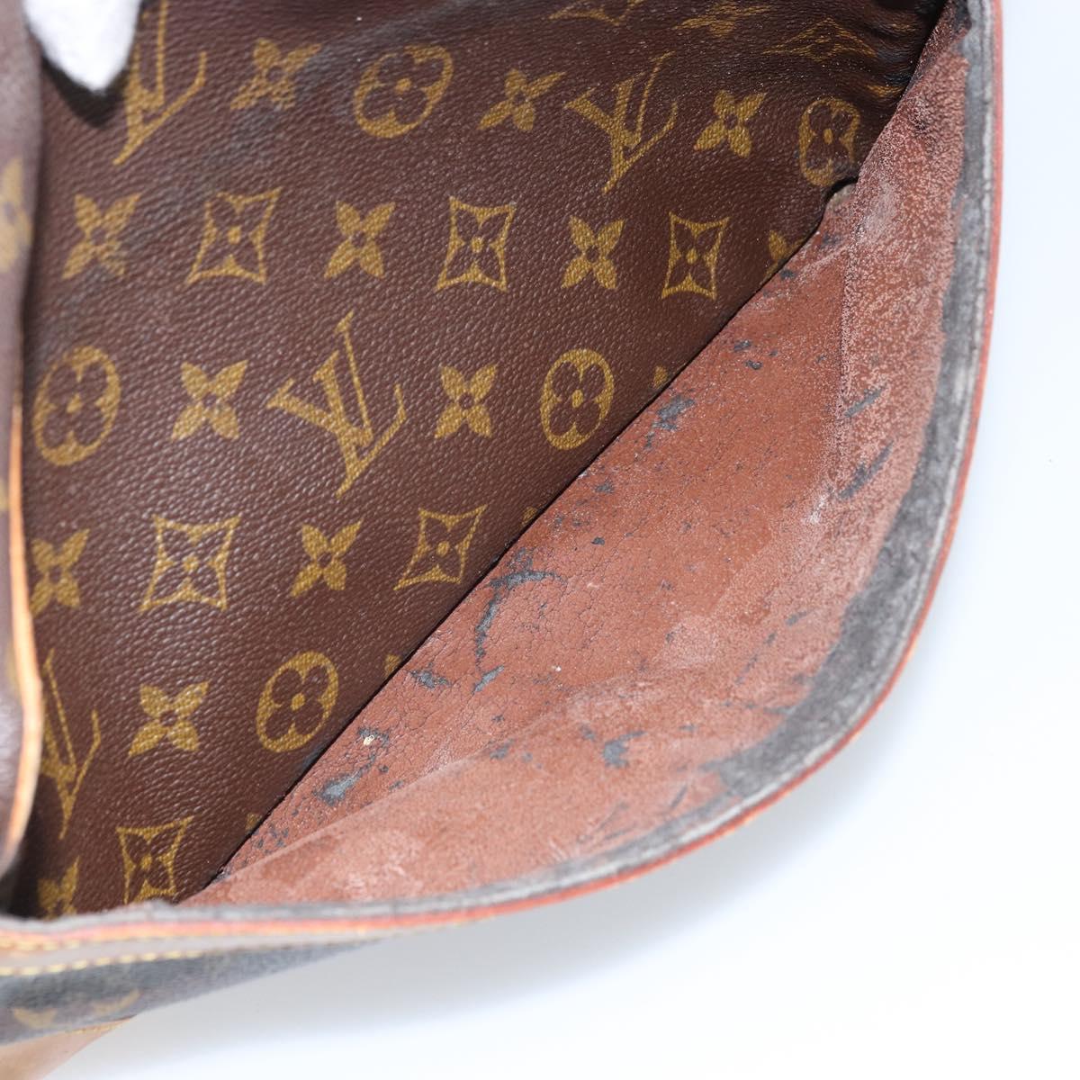 LOUIS VUITTON Monogram Compiegne 28 Clutch Bag M51845 LV Auth ka3057