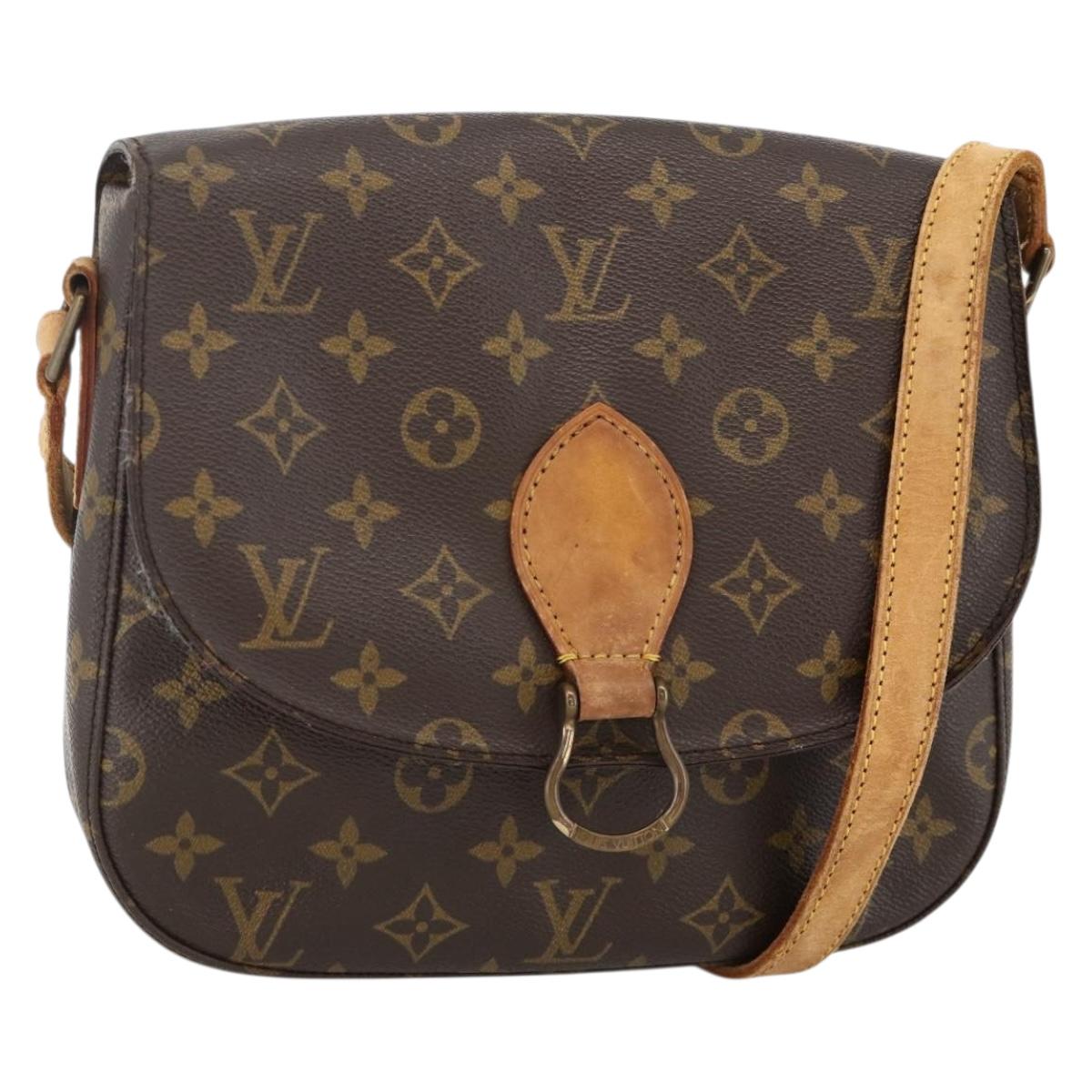 LOUIS VUITTON Monogram Saint Cloud GM Shoulder Bag M51242 LV Auth ka3062