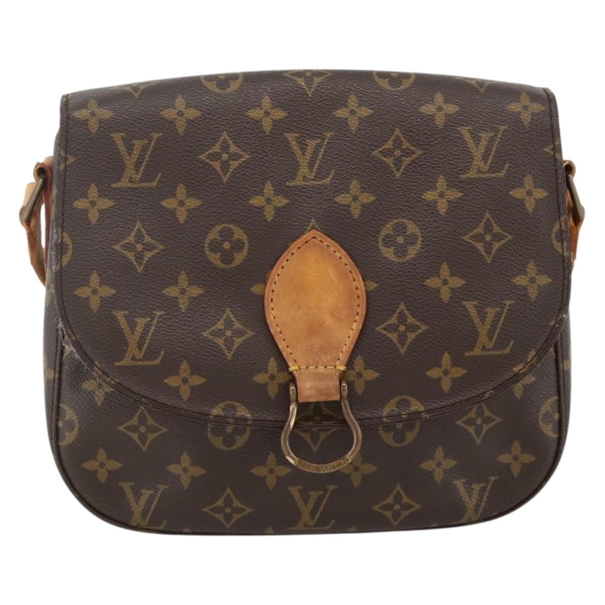 LOUIS VUITTON Monogram Saint Cloud GM Shoulder Bag M51242 LV Auth ka3062