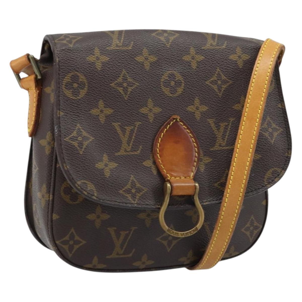 LOUIS VUITTON Monogram Saint Cloud MM Shoulder Bag M51243 LV Auth ka3066