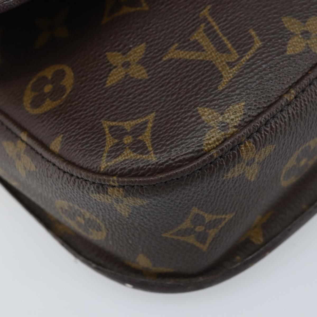 LOUIS VUITTON Monogram Saint Cloud MM Shoulder Bag M51243 LV Auth ka3066