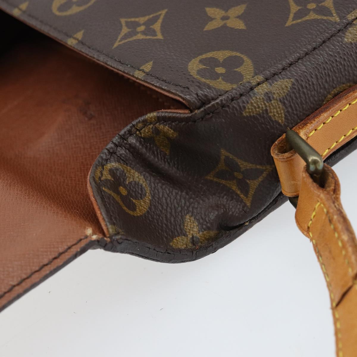 LOUIS VUITTON Monogram Saint Cloud MM Shoulder Bag M51243 LV Auth ka3066