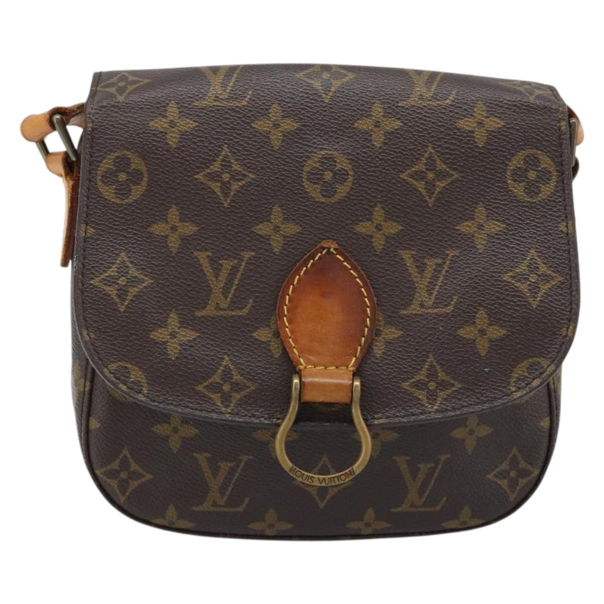 LOUIS VUITTON Monogram Saint Cloud MM Shoulder Bag M51243 LV Auth ka3066