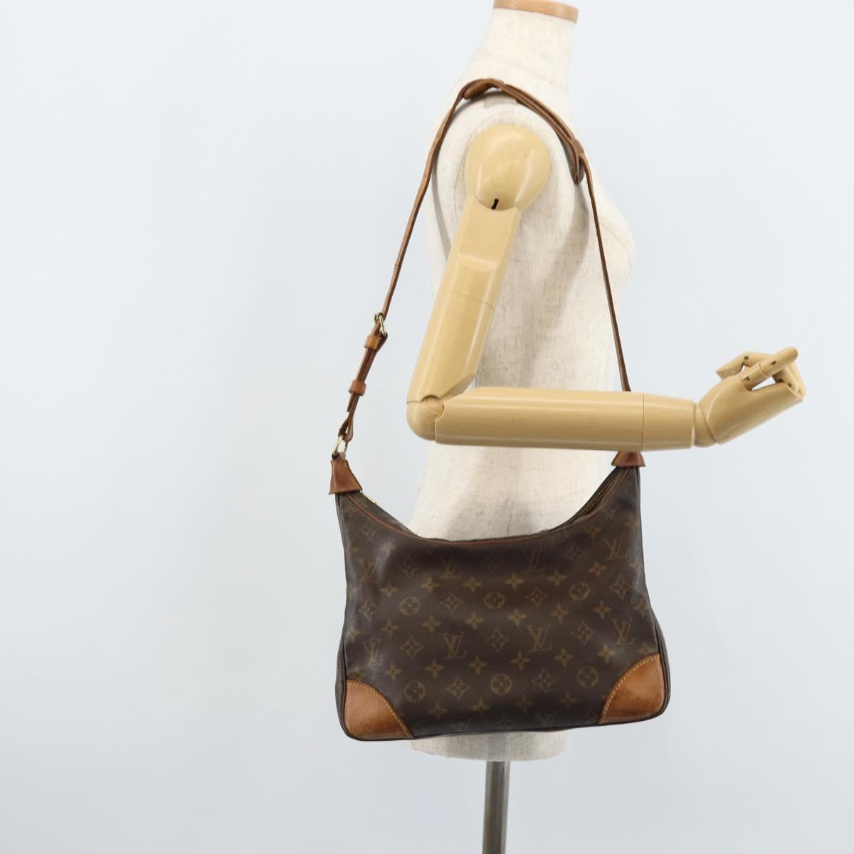LOUIS VUITTON Monogram Boulogne 30 Shoulder Bag M51265 LV Auth ka3080