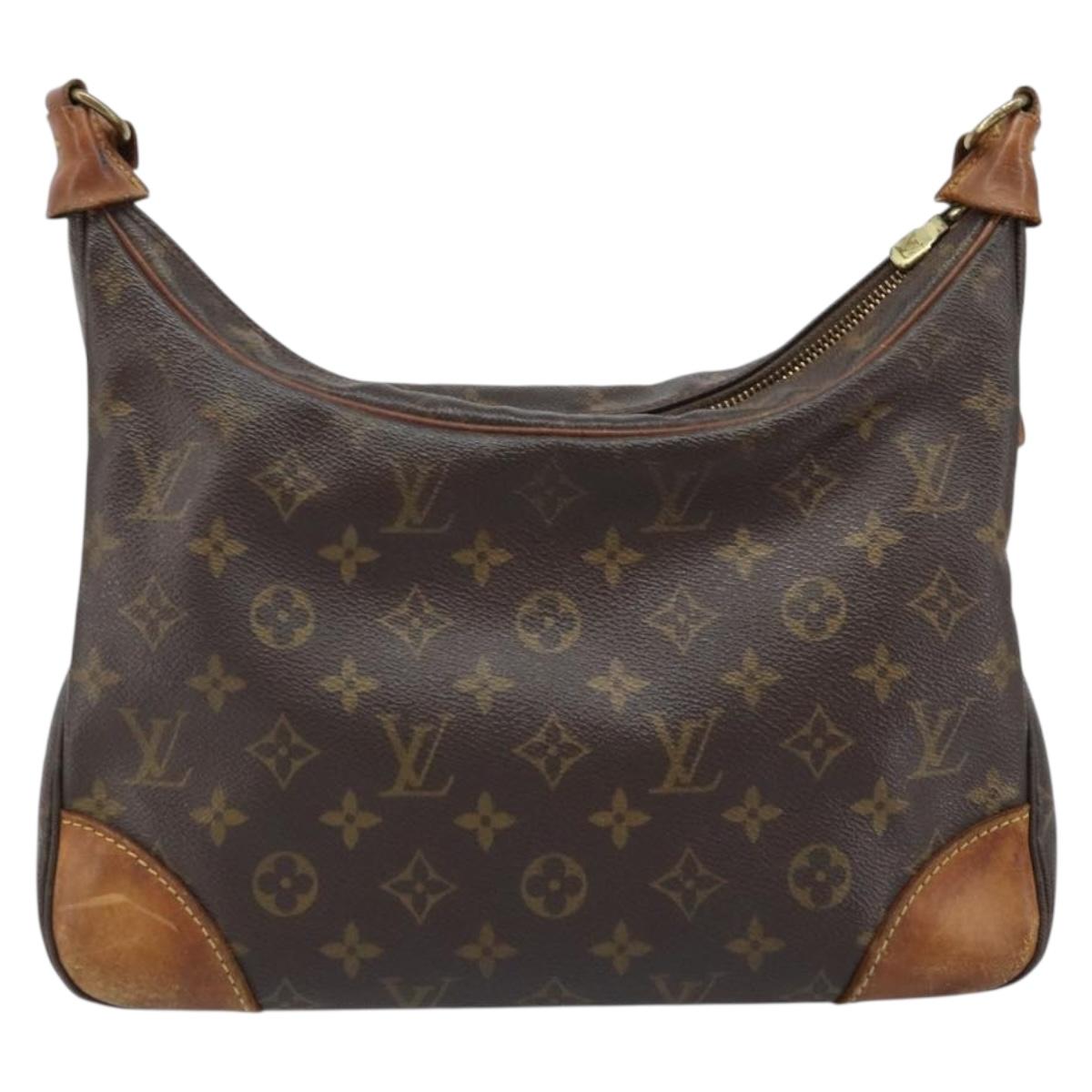 LOUIS VUITTON Monogram Boulogne 30 Shoulder Bag M51265 LV Auth ka3080