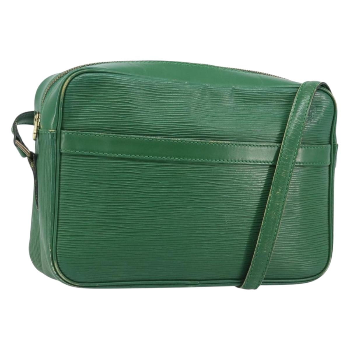 LOUIS VUITTON Epi Trocadero 27 Shoulder Bag Green M52314 LV Auth ka3082