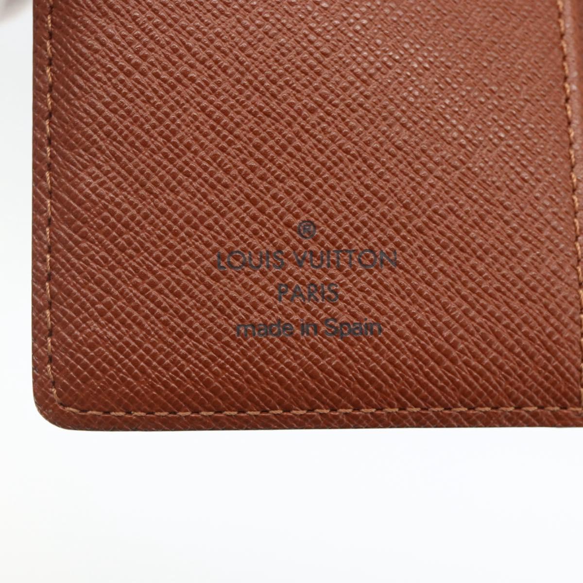 LOUIS VUITTON Monogram Agenda PM Day Planner Cover R20005 LV Auth ka3089
