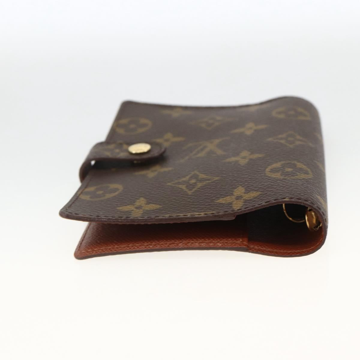 LOUIS VUITTON Monogram Agenda PM Day Planner Cover R20005 LV Auth ka3089