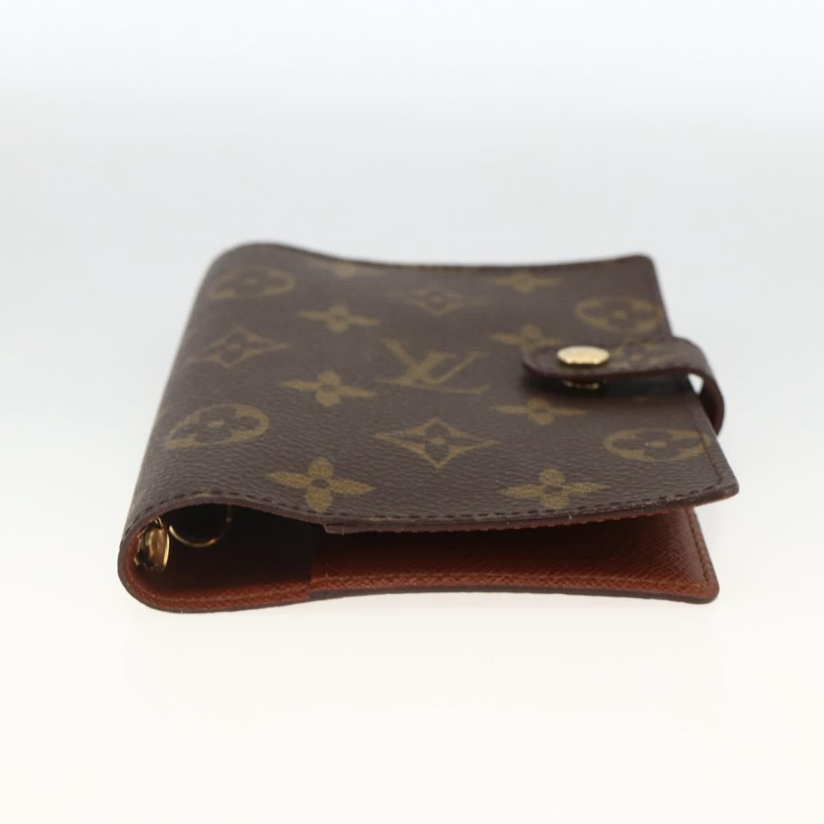 LOUIS VUITTON Monogram Agenda PM Day Planner Cover R20005 LV Auth ka3089