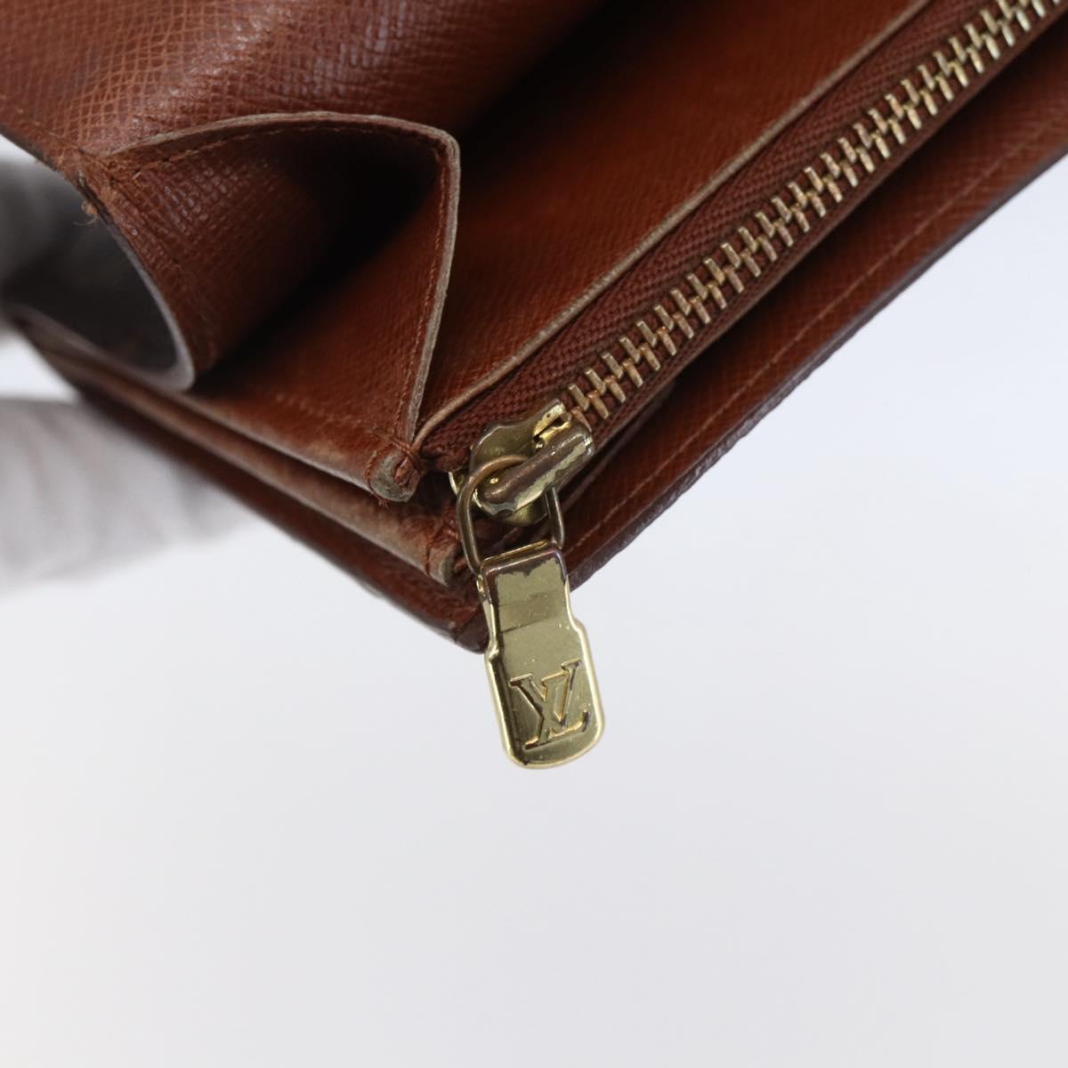 LOUIS VUITTON Monogram Portefeuille Sarah Long Wallet M61734 LV Auth ka309