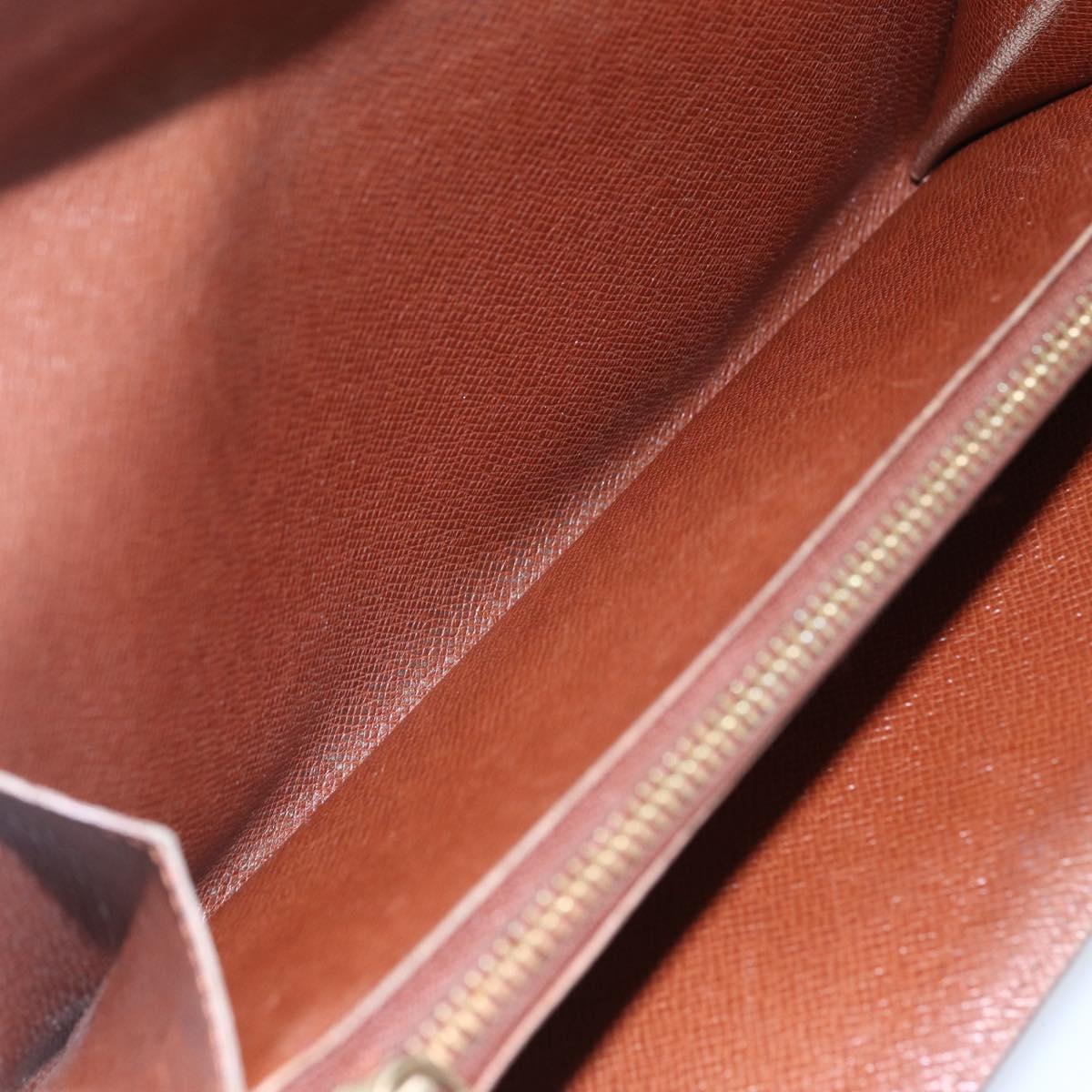 LOUIS VUITTON Monogram Portefeuille Sarah Long Wallet M61734 LV Auth ka309