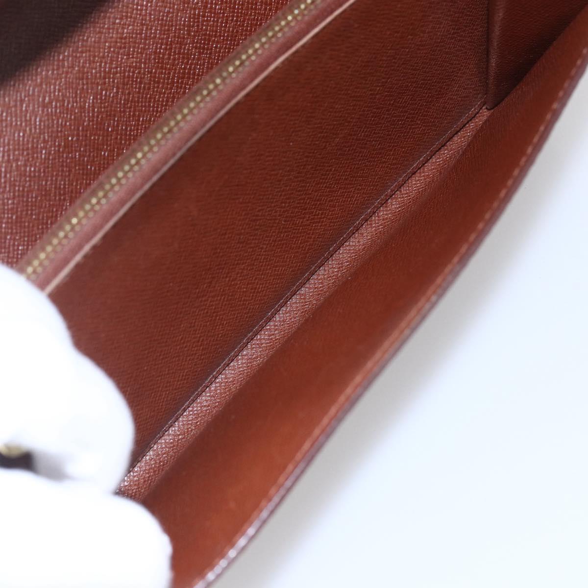 LOUIS VUITTON Monogram Portefeuille Sarah Long Wallet M61734 LV Auth ka309