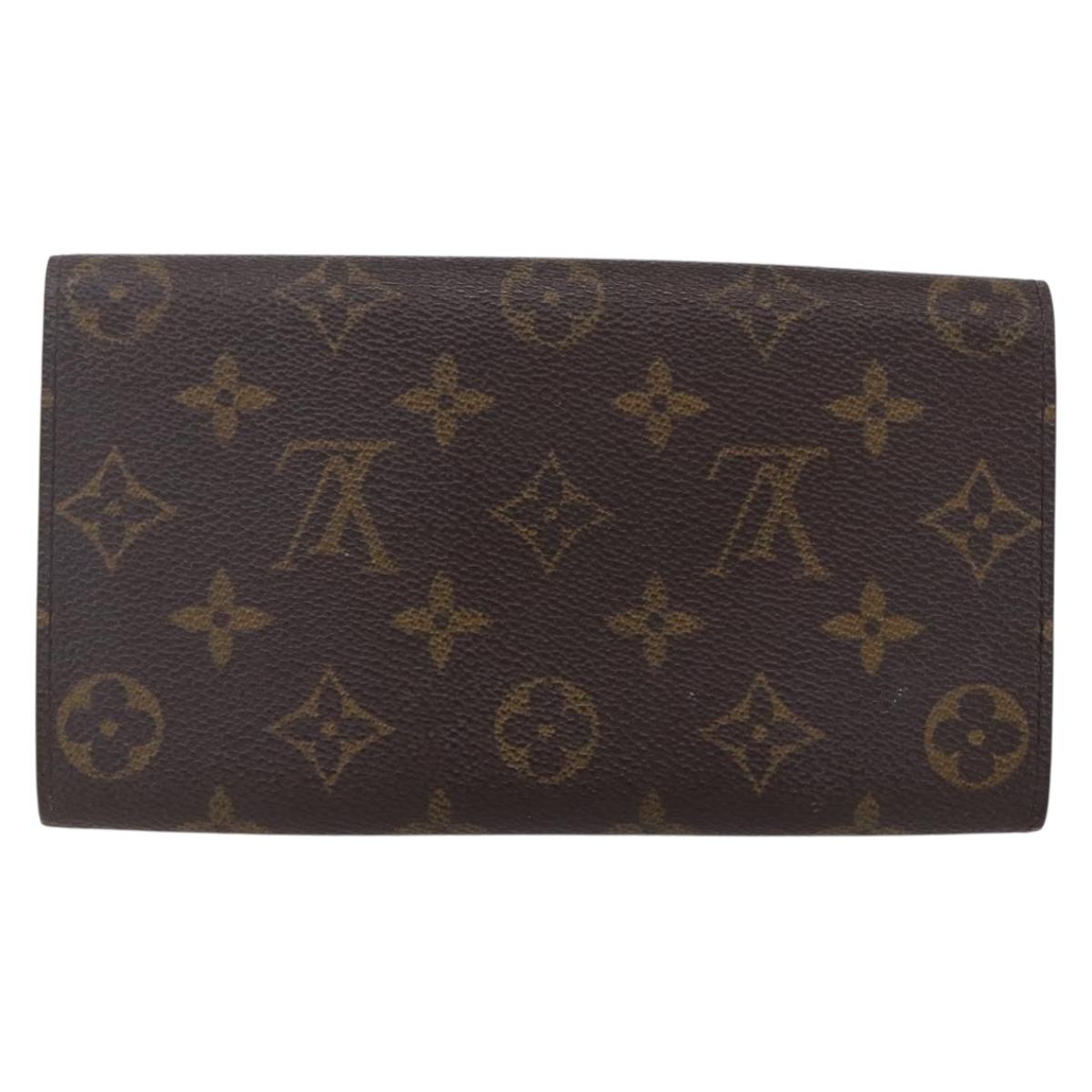 LOUIS VUITTON Monogram Portefeuille Sarah Long Wallet M61734 LV Auth ka309