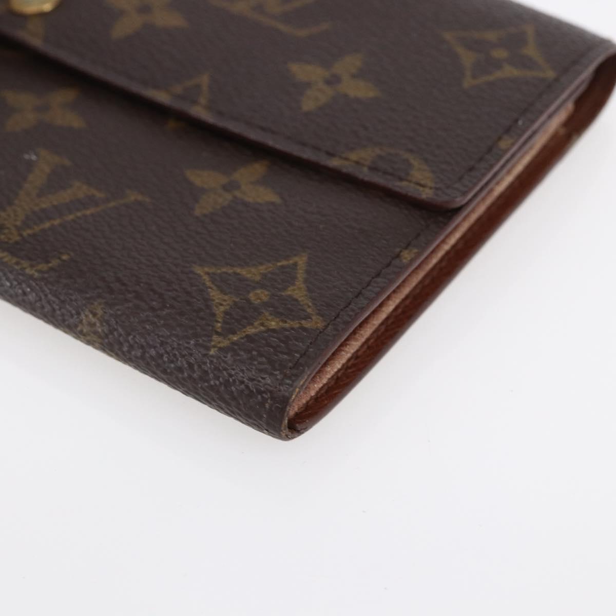 LOUIS VUITTON Monogram Portefeuille Sarah Long Wallet M61734 LV Auth ka309