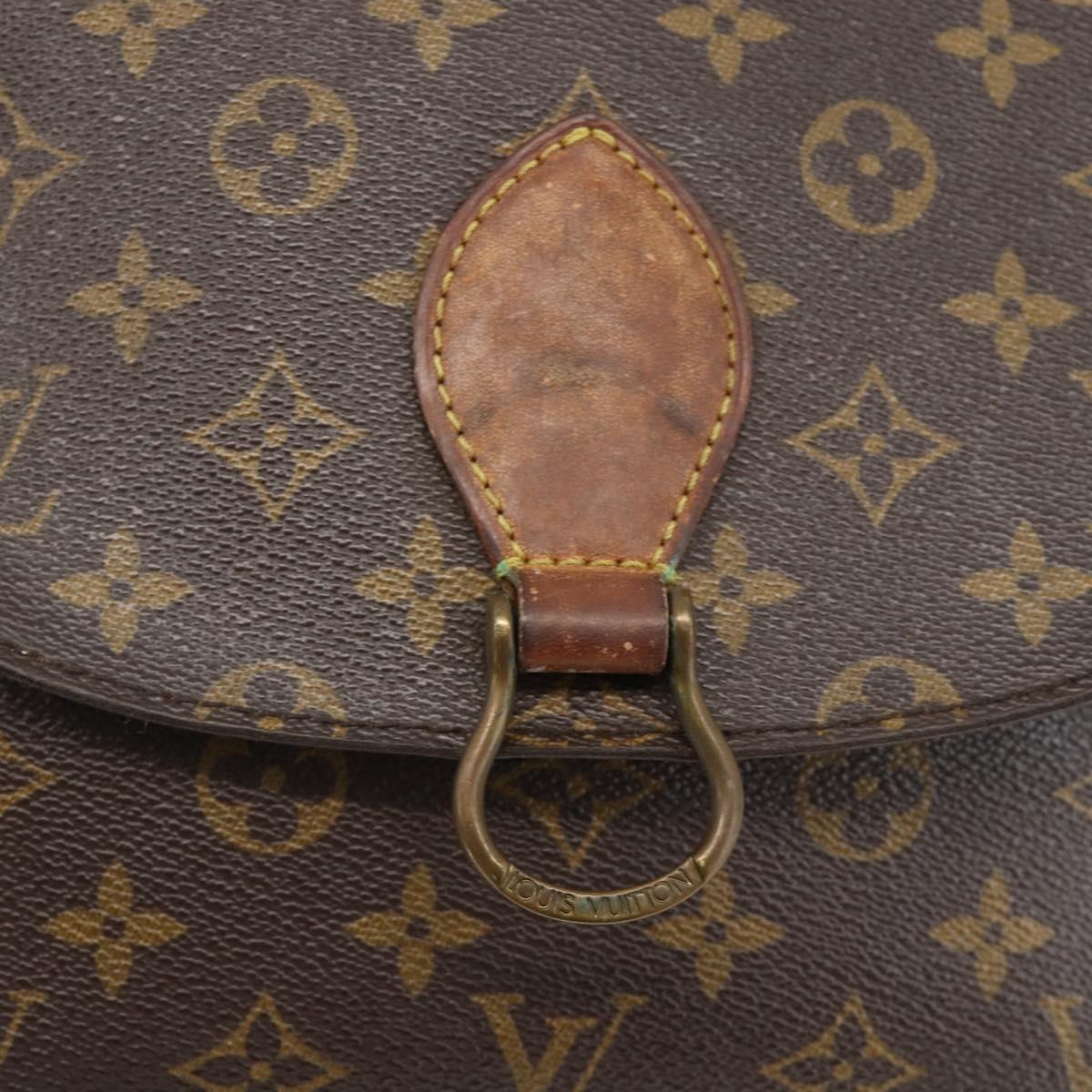 LOUIS VUITTON Monogram Saint Cloud GM Shoulder Bag M51242 LV Auth ka3097