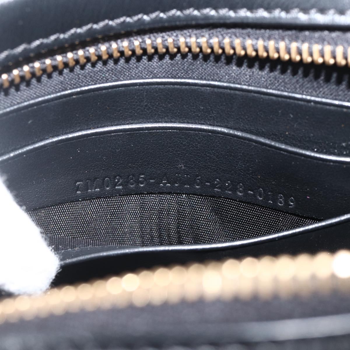 FENDI Versace collaboration Shoulder Bag Leather Black Gold Auth ka3101V
