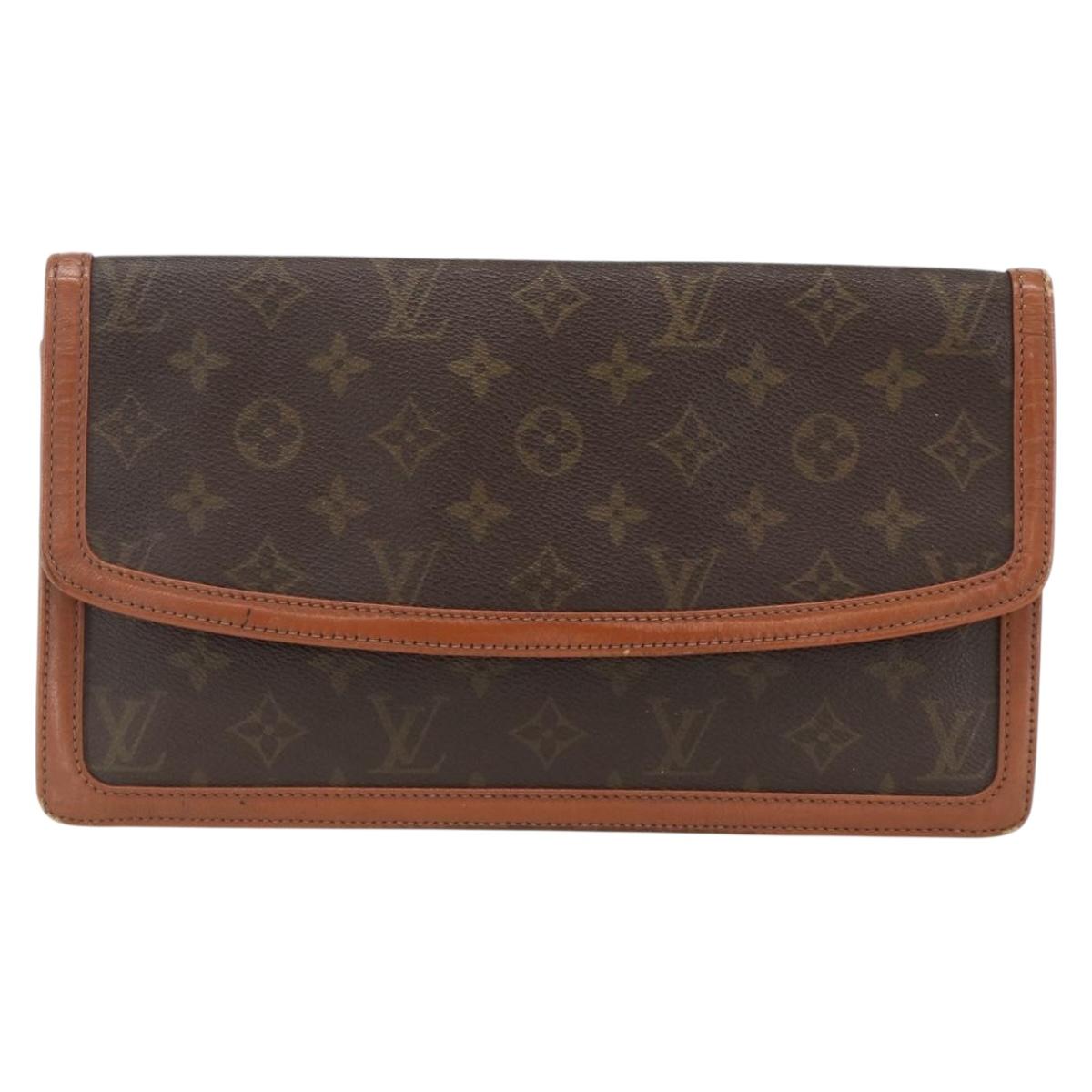 LOUIS VUITTON Monogram Pochette Dam GM Clutch Bag M51810 LV Auth ka3103
