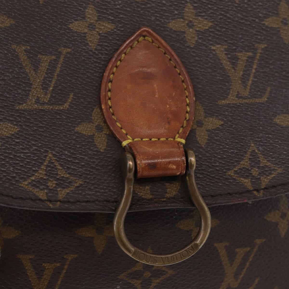 LOUIS VUITTON Monogram Saint Cloud MM Shoulder Bag M51243 LV Auth ka3112