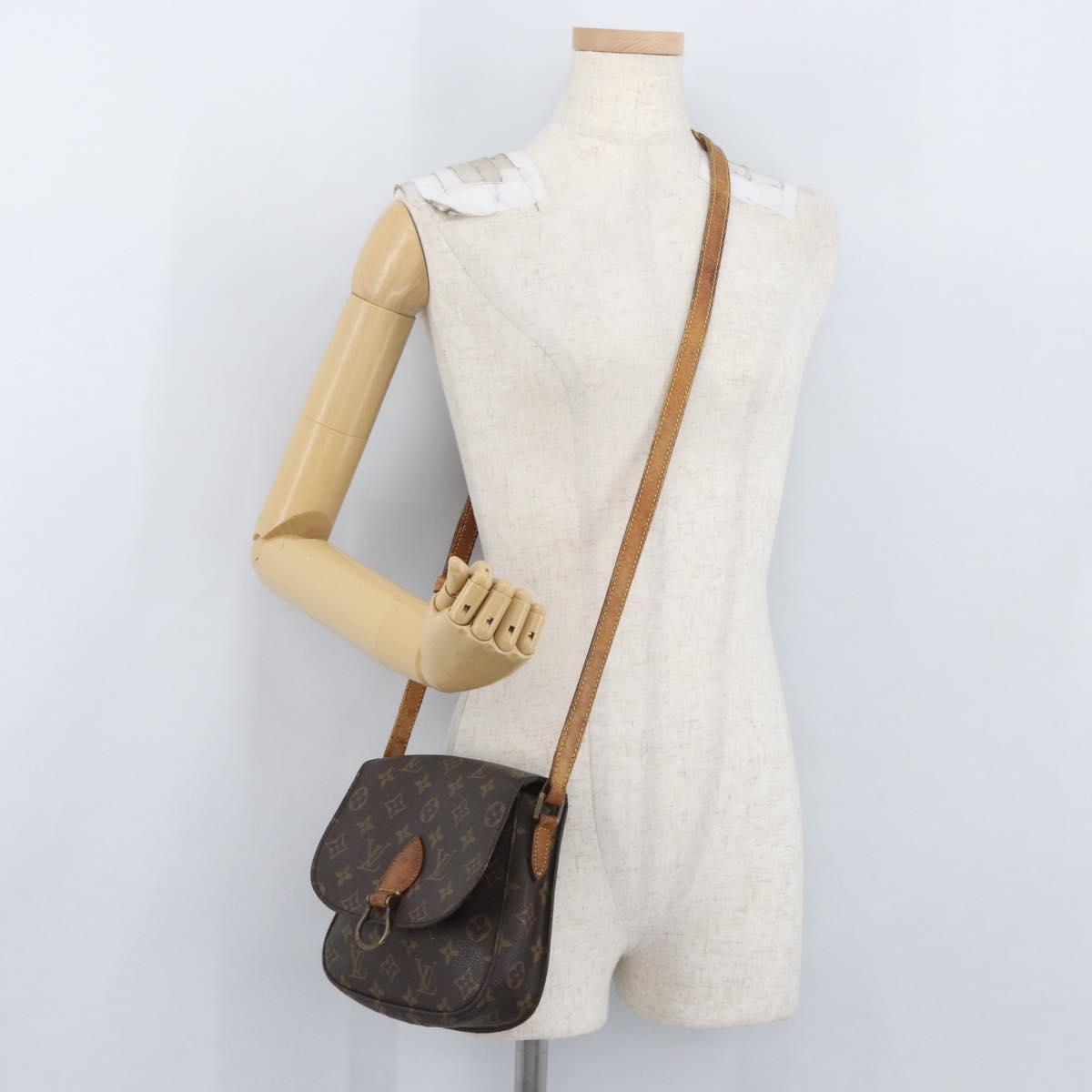LOUIS VUITTON Monogram Saint Cloud MM Shoulder Bag M51243 LV Auth ka3112