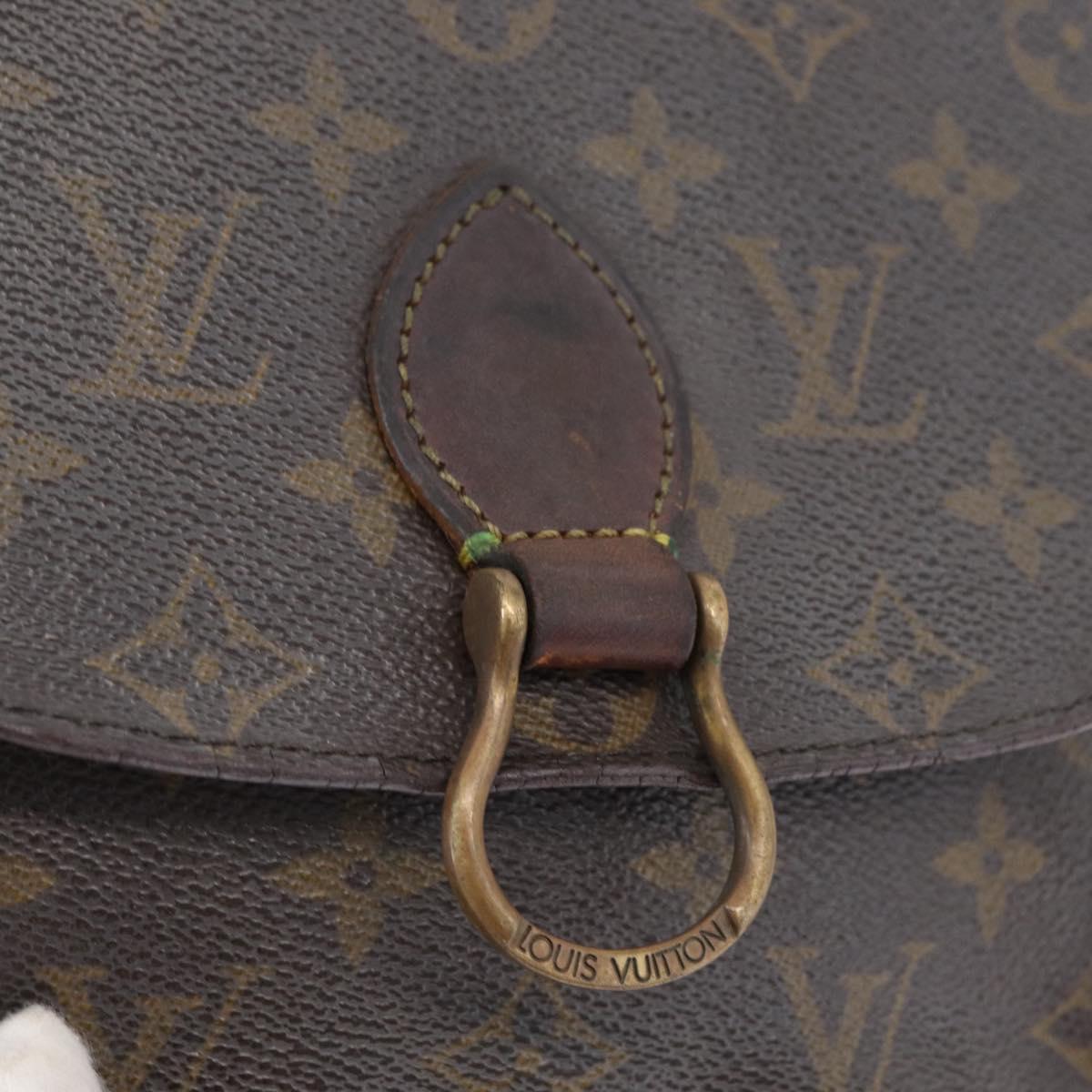 LOUIS VUITTON Monogram Saint Cloud MM Shoulder Bag M51243 LV Auth ka3114