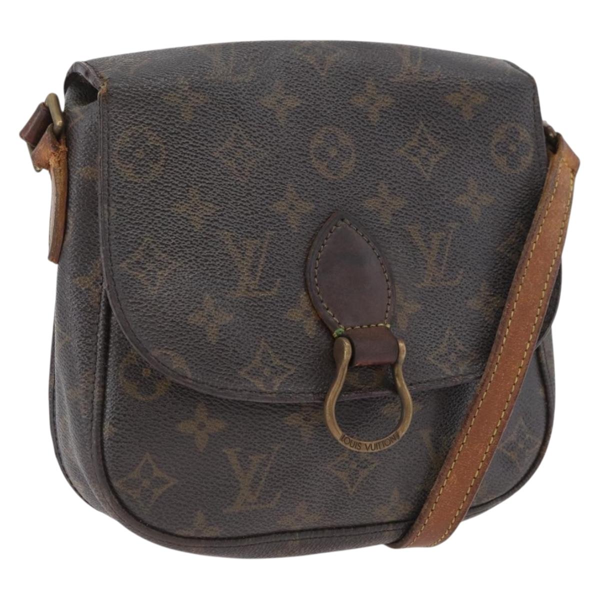 LOUIS VUITTON Monogram Saint Cloud MM Shoulder Bag M51243 LV Auth ka3114
