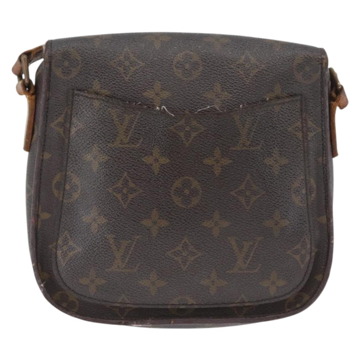 LOUIS VUITTON Monogram Saint Cloud MM Shoulder Bag M51243 LV Auth ka3114