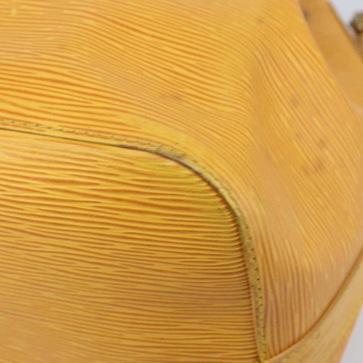 LOUIS VUITTON Epi Petit Noe Shoulder Bag Yellow M44109 LV Auth ka3115
