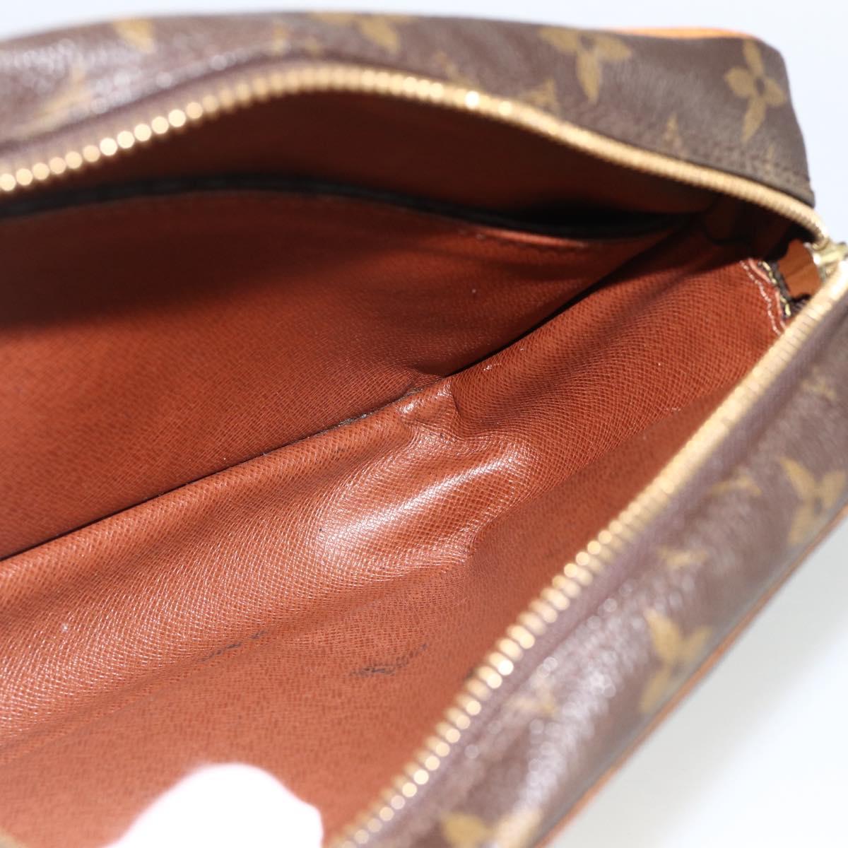 LOUIS VUITTON Monogram Compiegne 23 Clutch Bag M51847 LV Auth ka3117