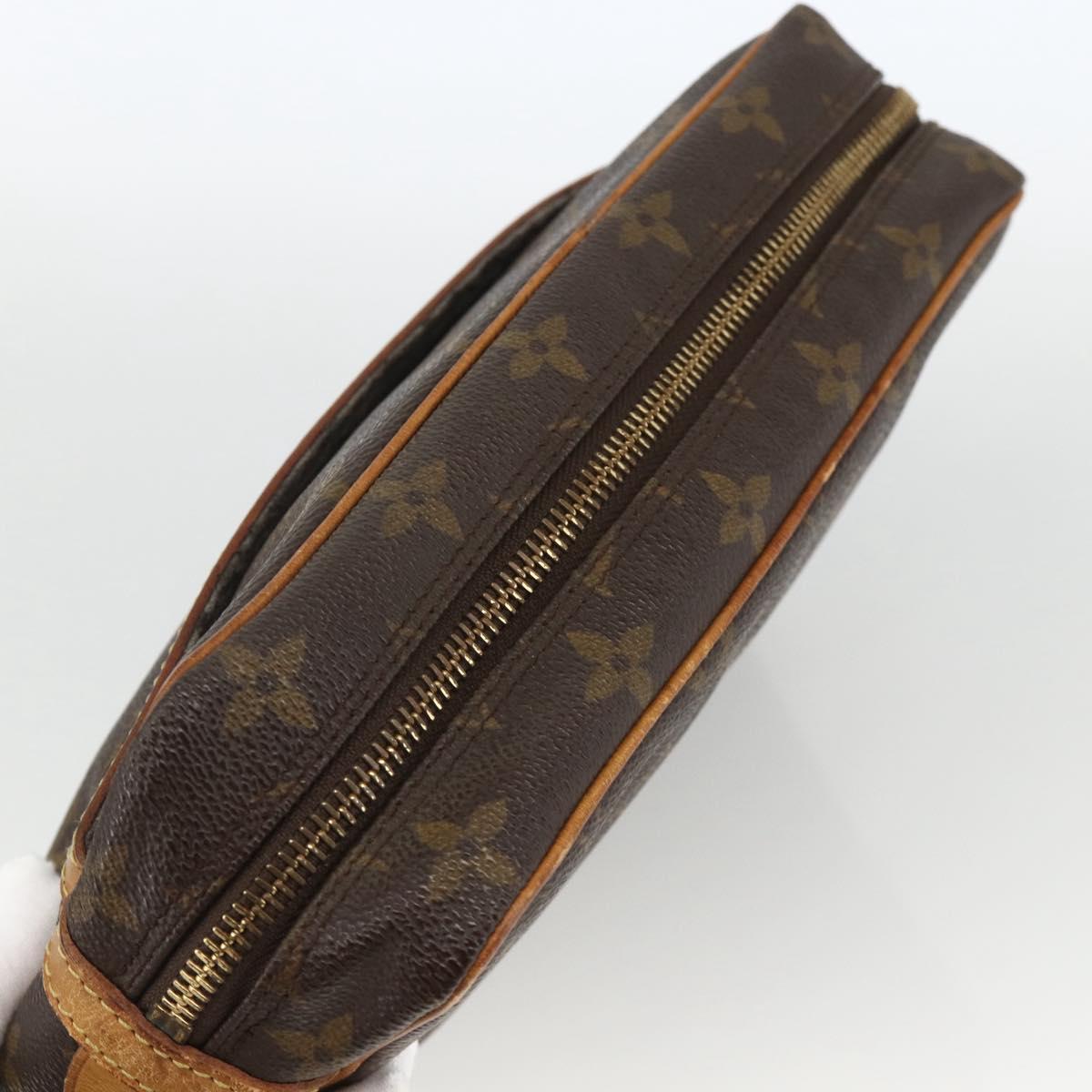 LOUIS VUITTON Monogram Compiegne 23 Clutch Bag M51847 LV Auth ka3117