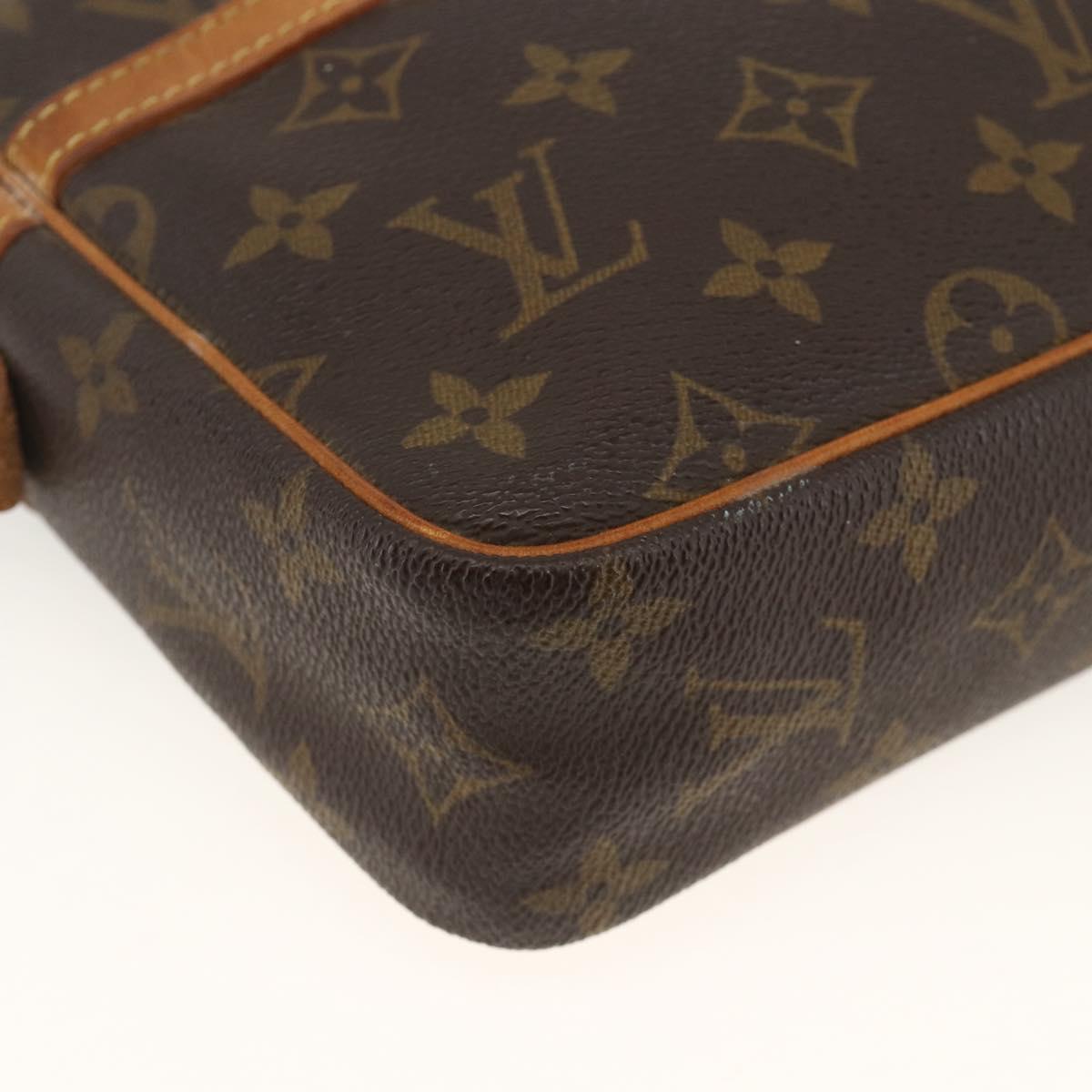 LOUIS VUITTON Monogram Compiegne 23 Clutch Bag M51847 LV Auth ka3117