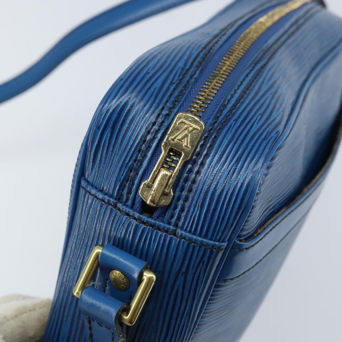 LOUIS VUITTON Epi Trocadero 23 Shoulder Bag Blue M52305 LV Auth ka3127